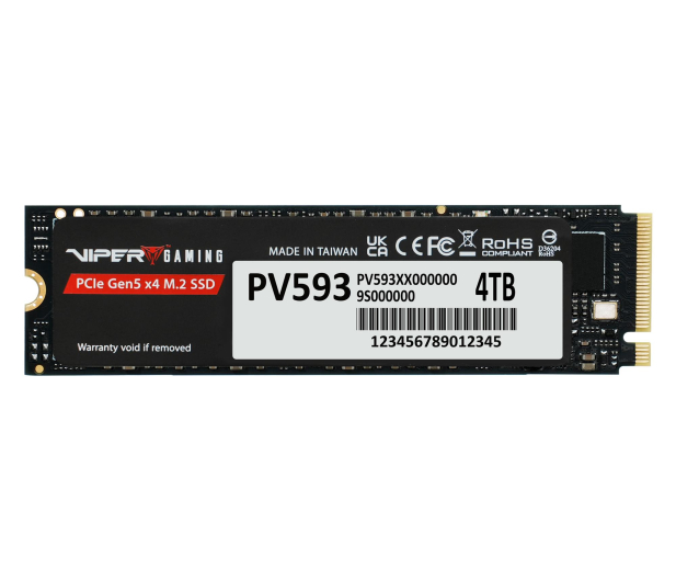 Patriot 4TB M.2 PCIe Gen5 NVMe Viper PV593 - 1350373 - zdjęcie